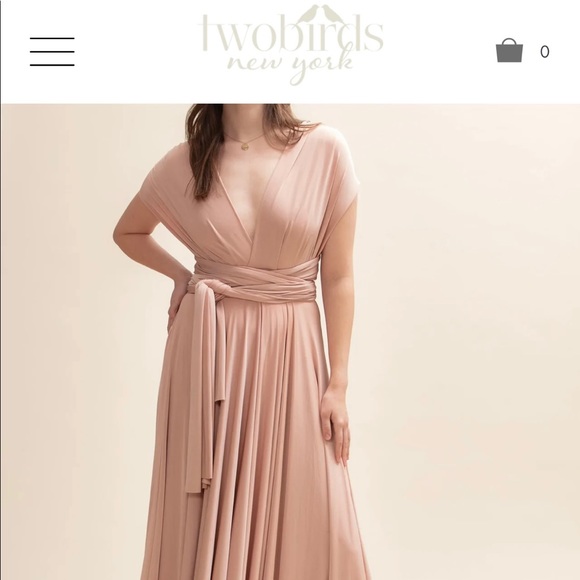 🆕 TWOBIRDS New York classic short wrap dress NWT - Picture 1 of 7